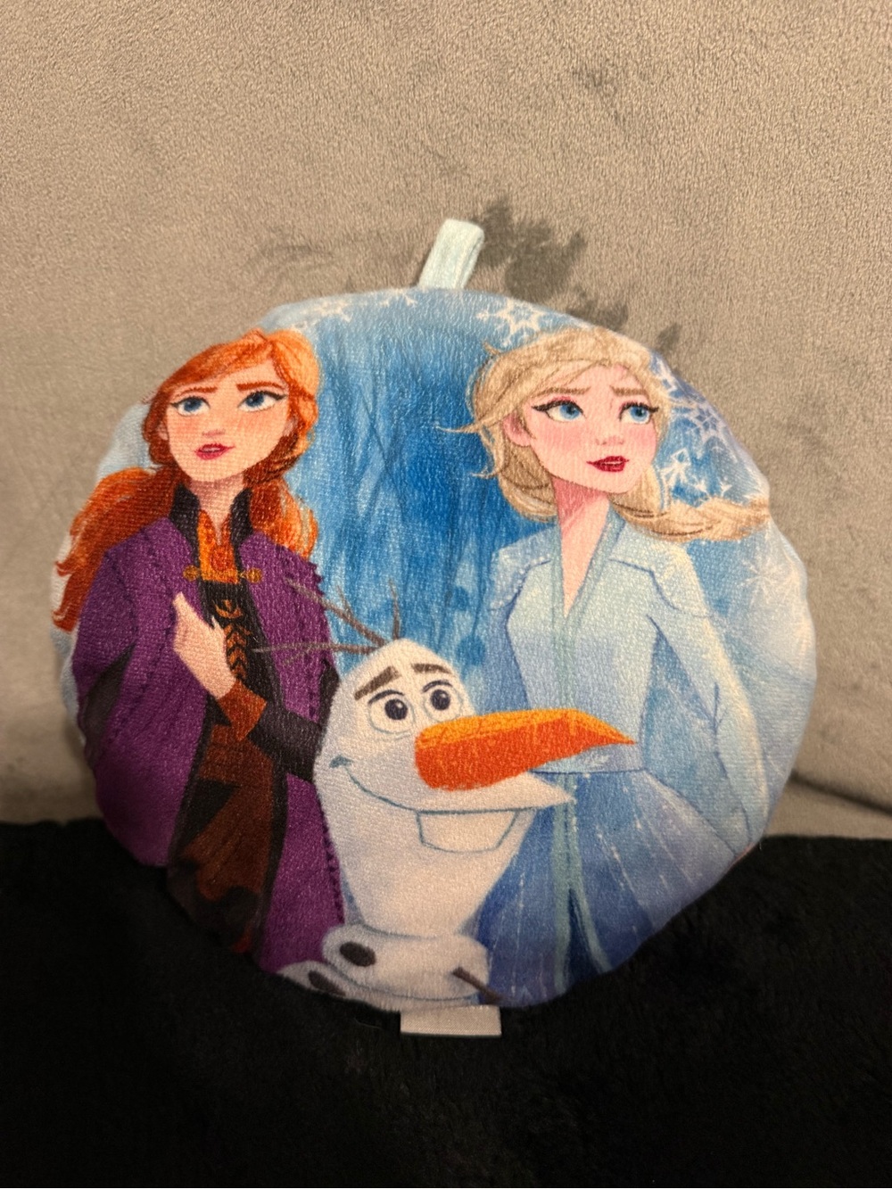 Disney Frozen Anna Elsa Olaf Plush Hanging Ornament Pillow